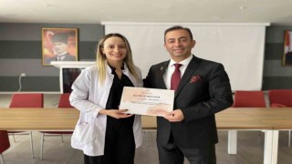 107 sağlık çalışanına katılım belgesi verildi