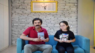 13 yaşında iki kitap yazıp belediye kütüphanesine hediye etti