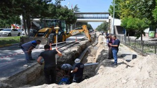 3 bölgeye içme suyu sağlayan boru hattında yenileme çalışması yapıldı