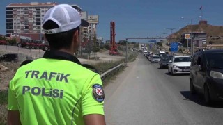 43 ilin geçiş güzergahı Kırıkkalede 1 haftalık trafik denetimi bilançosu: 13 milyon lira ceza