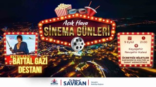 Açık hava sinema günleri “Battal Gazi Destanı” ile devam ediyor