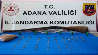 Adanada Roma dönemine ait 46 sikke ele geçirildi