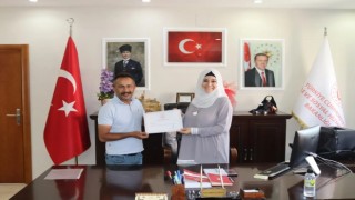 Ağrıda deprem bölgesinde görev yapan personele teşekkür belgesi
