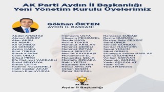 AK Parti Aydında yönetim kurulu üyeleri belli oldu