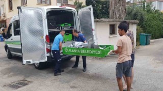 Alanyada boş binanın bahçesinde erkek cesedi bulundu