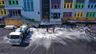 Altınorduda okullar eğitim-öğretim yılı öncesi temizleniyor