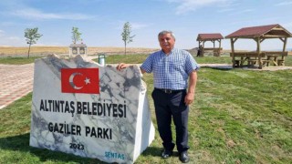 Altıntaşta Gaziler Parkı hizmete girdi