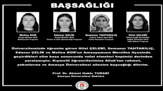 Amasya Üniversitesi otobüs kazasında 4 öğrencisini kaybetti