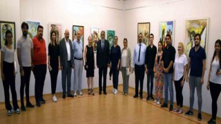 Samsunlu ressamın amazon kadınlar sergisi Gaziantep'te
