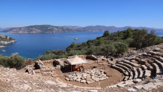 Amos antik kentinde kazı çalışmaları devam ediyor