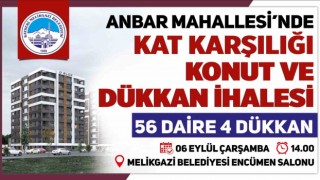 Anbarda Kat Karşılığı 56 Daire ve 4 Dükkan İhalesi Yapılacak