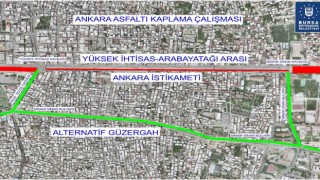 Ankara yolunda trafik düzenlemesi