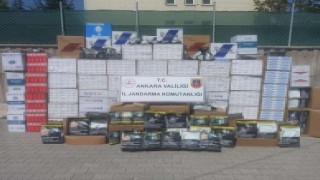 Ankarada 1 milyon 917 bin adet makaron ele geçirildi