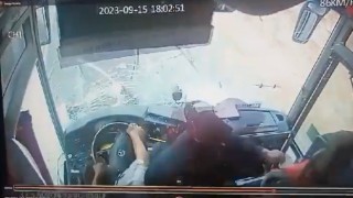 Antalyada 1 kişinin öldüğü, 5 kişinin yaralandığı kaza kamerada