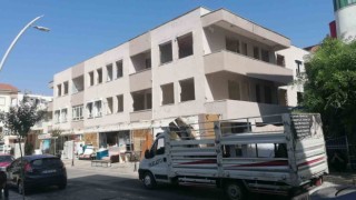Antalyada riskli yapımın yıkımında gerginlik
