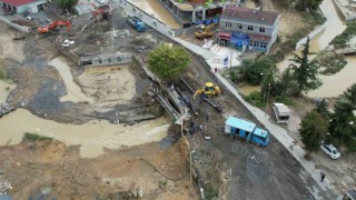 Arnavutköyde selin bastığı mahalle havadan görüntülendi