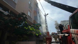 Ataşehirde restoranda korkutan yangın: Bir kişi dumandan etkilendi