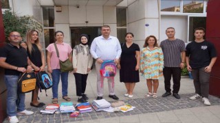 Atıklarını getirdiler, kırtasiye malzemesi aldılar