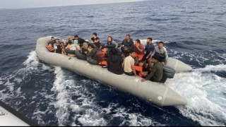 Ayvacık açıklarında 41 kaçak göçmen yakalandı