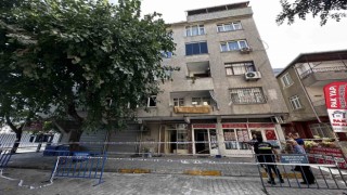 Bahçelievlerde kolonu patlayan bina boşaltıldı