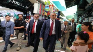 Bakan Işıkhan, İzmir esnafıyla buluştu