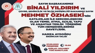 Bakan Özhasaki, Erzincana geliyor