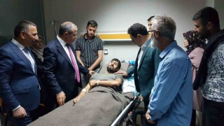 Bakan Yardımcısı Tancan, yaralı madencileri hastanede ziyaret etti