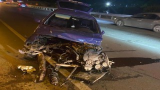 Bandırmada trafik kazasında 1 kişi yaralandı