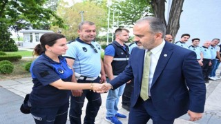 Başkan Aktaştan zabıtaya moral ziyareti