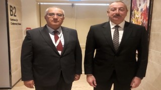 Başkan Arslan, Azerbaycan Cumhurbaşkanı Aliyev ile bir araya geldi