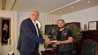 Başkan Bakkalcıoğlu Motosiklet Kulübü üyeleri ile bir araya geldi