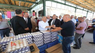 Başkan Büyükkılıç, Tomarzada Esnafla Buluştu