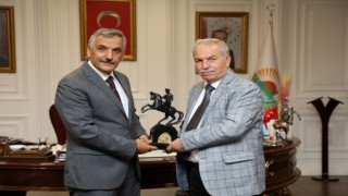Başkan Demirtaş, eski Samsun Valisi Kaymaka projeleri anlattı