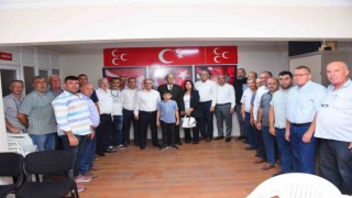 Başkan Kaydadan, Salihli MHPye hayırlı olsun ziyareti