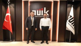 Başkan Savran TÜİK Başkanı Çetinkaya ile bir araya geldi