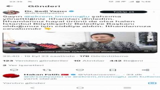 Başkan Yazıcıdan kendisini hedef alan İmamoğluna sert cevap