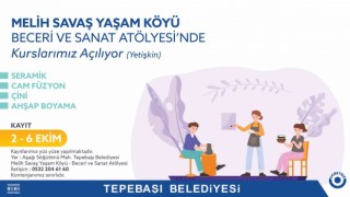 Beceri ve sanat atölyesi için kayıtlar başlıyor