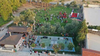 Bergamada Yeni Kleopatra Ilıca Cafe ve Çocuk Trafik Parkı açıldı