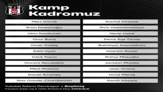Beşiktaşın, Adana Demirspor maçı kamp kadrosu açıklandı