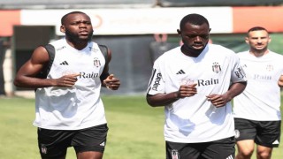Beşiktaşta Aboubakar takımdan ayrı düz koşu yaptı