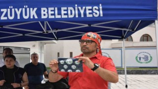 Bilecikte Gençlik Doğa Kampı, türbin mesire yerinde başladı