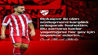 Boluspor, sezon başında transfer ettiği Cenk Ahmet Alkılıç ile yollarını ayırdı