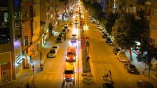 Bozüyükte araç konvoyu ile coşkulu kurtuluş kutlaması