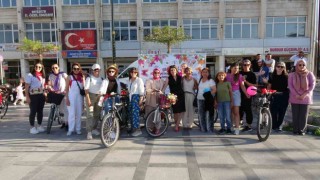 Burdurda Süslü Kadınlar Bisiklet Turu düzenlendi
