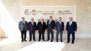 Bursa Valisi Mahmut Demirtaştan BTÜye ziyaret