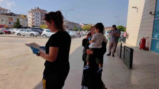 Bursada 2 yaşındaki çocuk çivi yuttu
