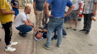 Bursada aniden yola çıkan kamyonet akülü bisiklete çarptı