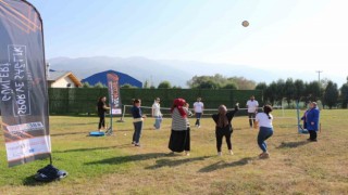 Çalışanlar spor için mola verdi