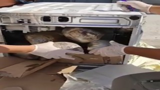 Çamaşır makinesinden uyuşturucu çıktı