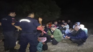Çanakkalede 27 kaçak göçmen yakalandı